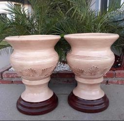 Clay pots