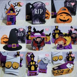 Halloween Personalized Party Favor Box