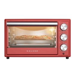0.9 Cu.Ft Retro Hot Rod Red Toaster Oven
