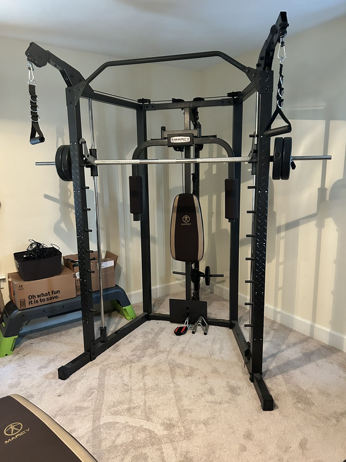 Smith Machine with Bench
