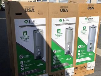 New 50 gal Gas Water Heater (includes installation)