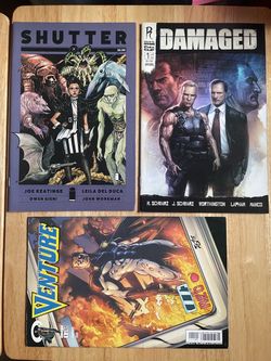Lot of 3 Comic Books – Shutter, Damaged, Venture