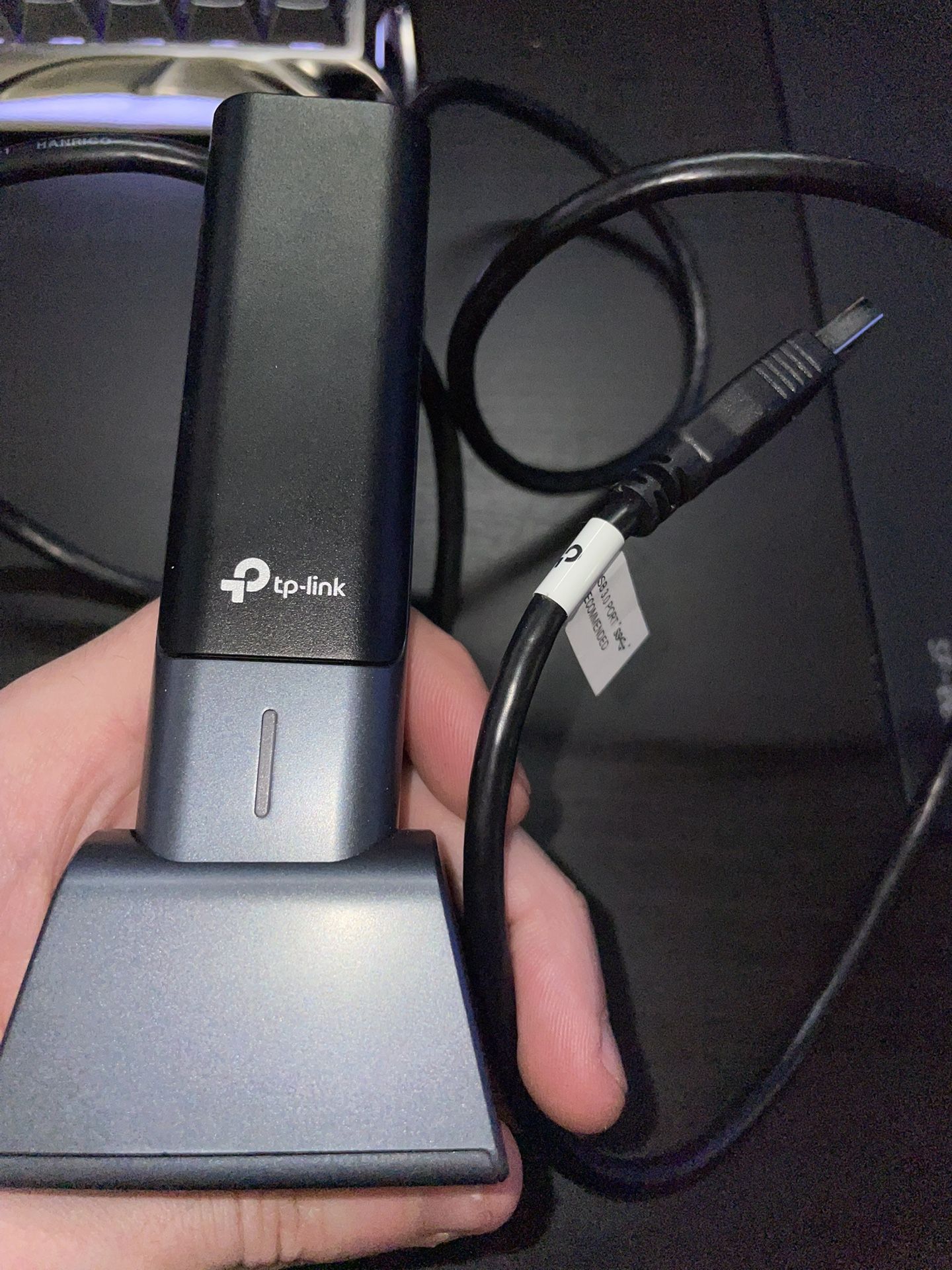 TP-LINK AXE5400 WIFI 6E USB ADAPTER FOR DESKTOP OR PC! TRI BAND ULTRA LOW LATENCY!