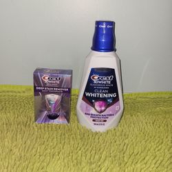 2 Crest 3D White Toothpaste 2.1oz/ Mouthwash 32oz