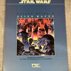 Star Wars - Galaxy Guide 4 - Alien Races -  West End Games 40094 RPG