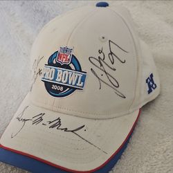 2008 Pro Bowl Reebok hat with 3 signatures