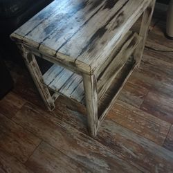 2 Wood End Tables
