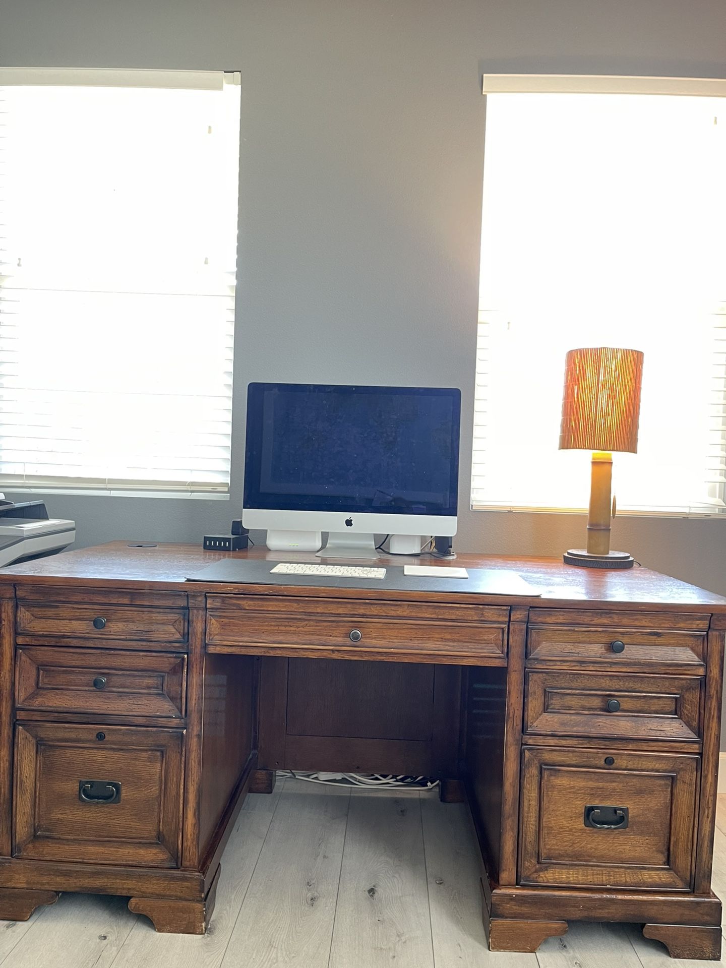 Aspen home design Mathis brothers executive desk and filing