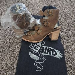 FREEBIRD Quail Tan Ladies Heel - Size 10 Brand New