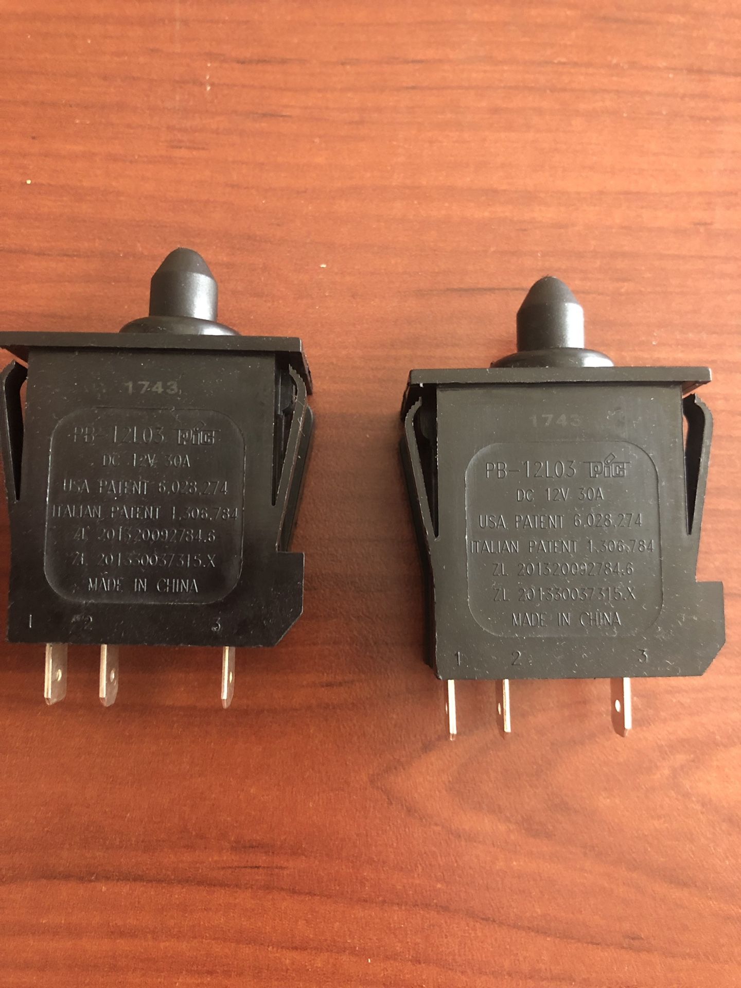 Power Wheels accelerator / gas pedal switches 1743