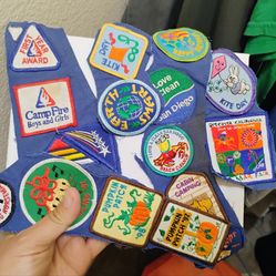 Vintage Girl scout patches lot