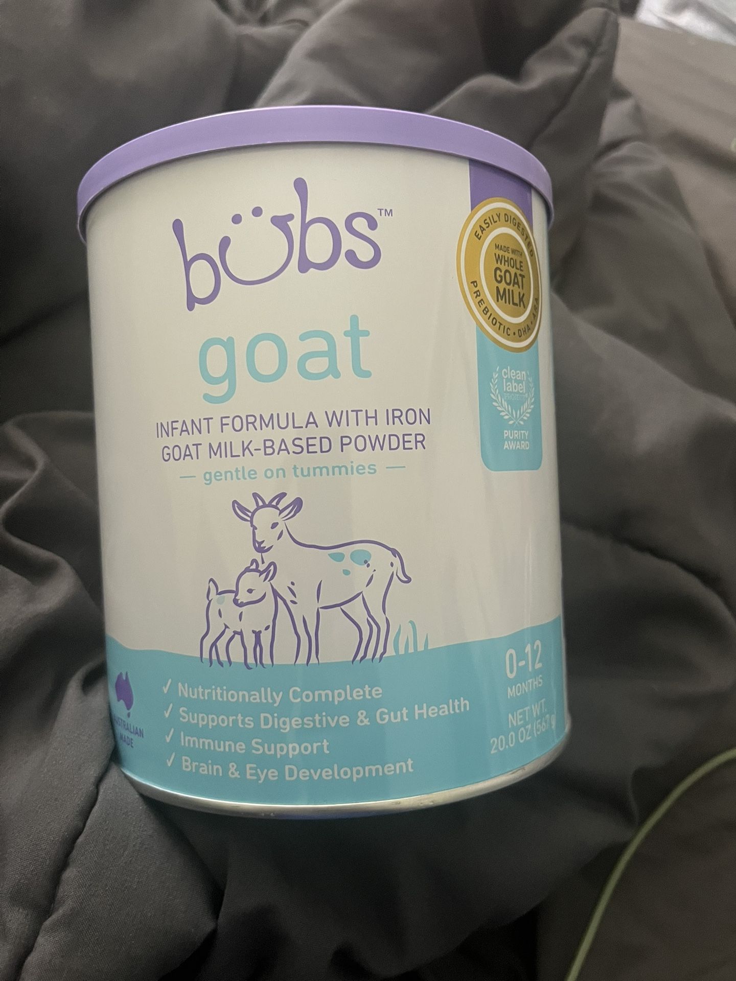 Baby Formula Bubs Goat