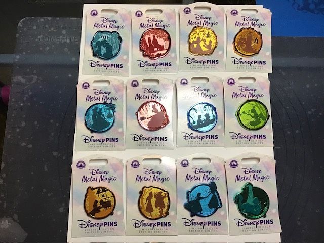 Disney Metal Magic Pin Collection