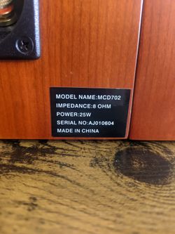 Philips MCD702 Bookshelf Speakers - Pair (Ribbon Tweeters) - $25