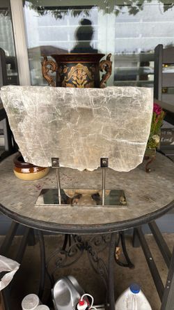 raw selenite slab