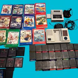 Intellivision II w/Atari Game Changer! +  34 Games -everything tested & working