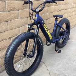 Velowave Rover Step-Thru Electric Bike Navy blue Like New 