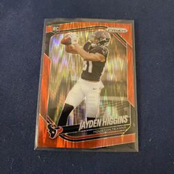 Jayden Higgins Rookie Red Wave Prizm 