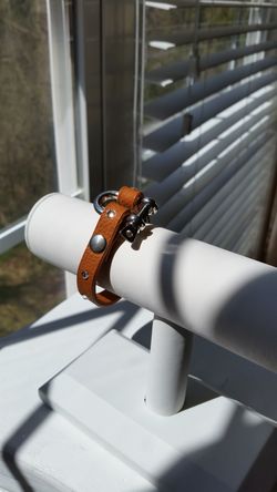 Omega Leather Bracelet