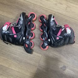True, in-line skates, adjustable 1,2,3,4