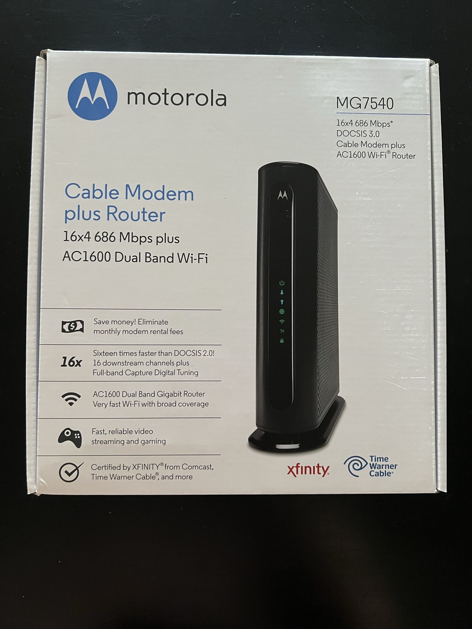 Motorola MG7540 Cable Modem / Router