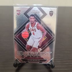 Evan Mobley Rookie Cavs NBA basketball card 