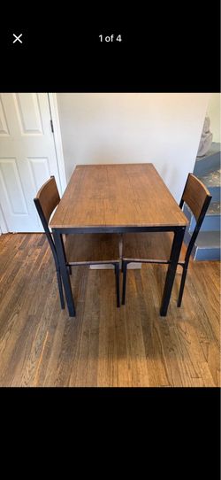 Table and chairs