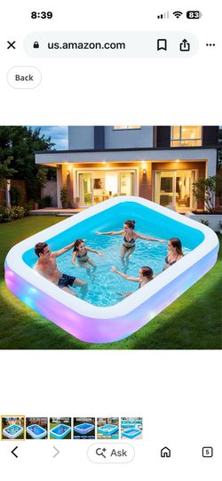 119"x84"x17" Inflatable Pool-New $45