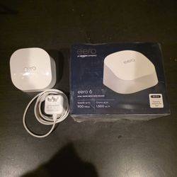 2x eero 6 Wi-Fi 6 Mesh Routers – 1 New + 1 Used (Bundle Deal)