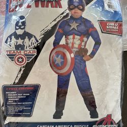 Captain America Boys KIDS  Custom