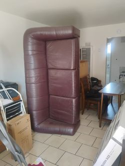 Used leather couch