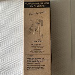 Aqua Miracle Aquarium Filter With UV Clarifier HY-311UVF