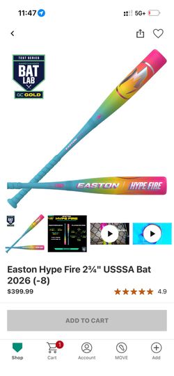 -8 New Easton Hype Fire