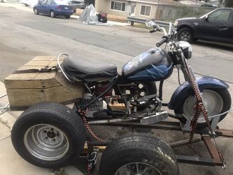 Harley Davidson 45 Flat Head Trike rolling chassis