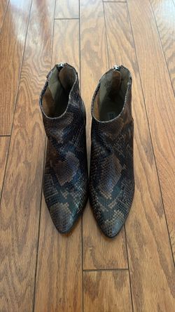 Steve Madden Snakeskin Ankle Boots