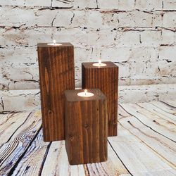 3pc Candle Holder Set