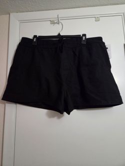 black tummy control swimming shorts
