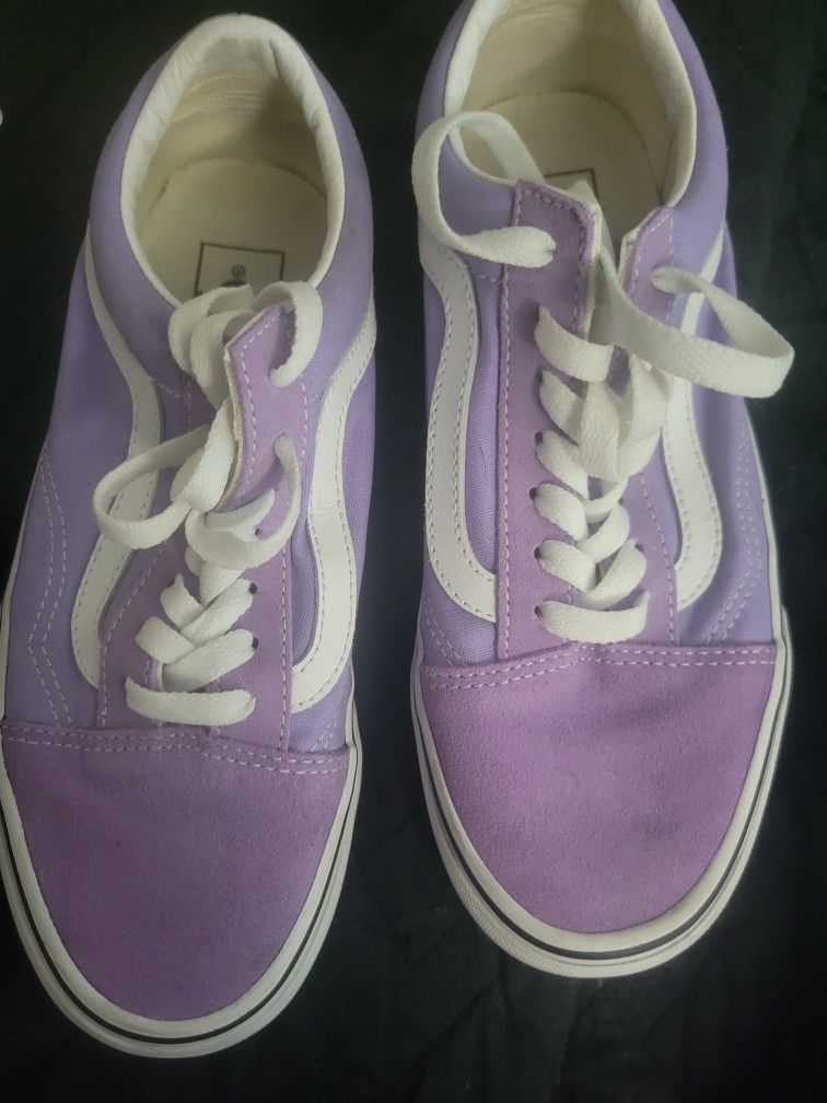 Lilac Purple Old Skool Vans