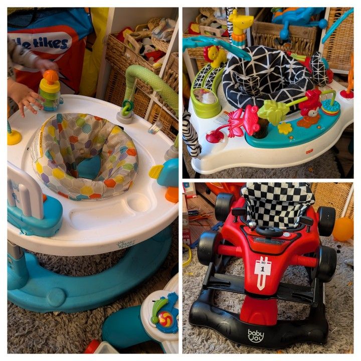 Baby Walker, Baby Bouncer, Activity Center Table