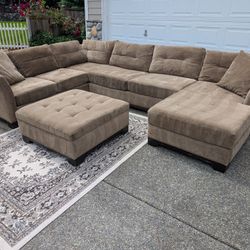 Brown Sectional Sofa Delivery Available 🚚