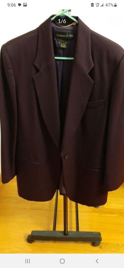 Ladies Classic Plum  Wool Blazer
size M.