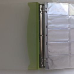 Business Cards folder with business card pages that holds >160 cards