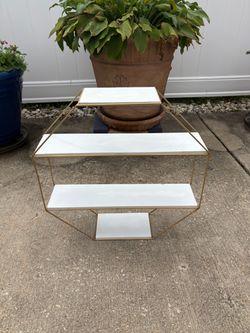 Octagon Floating Wall Shelf