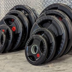  New Olympic Rubber Plates Weights  Add Olympic Bar Olympic Barbell