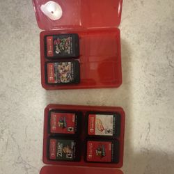Nintendo Switch Games (Zelda Links Awakening, Mario Odyssey 2x, Mario Kart 8, Splatoon 2)