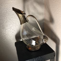 Silver Crystal Wine Decanter