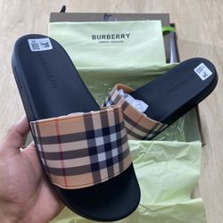 Men Burberry Slides 