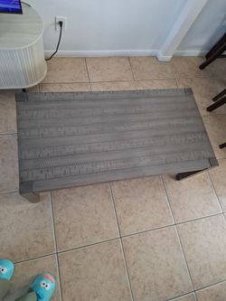 Gray Wood Coffee Table