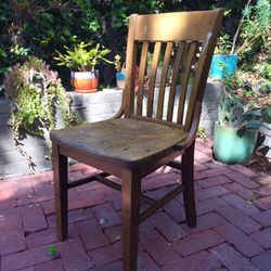 Mid Century Chair - Hardwood - Farmhouse Decor | Schoolhouse Style