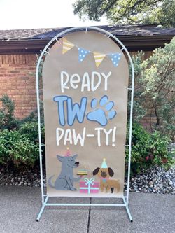 Birthday party banner